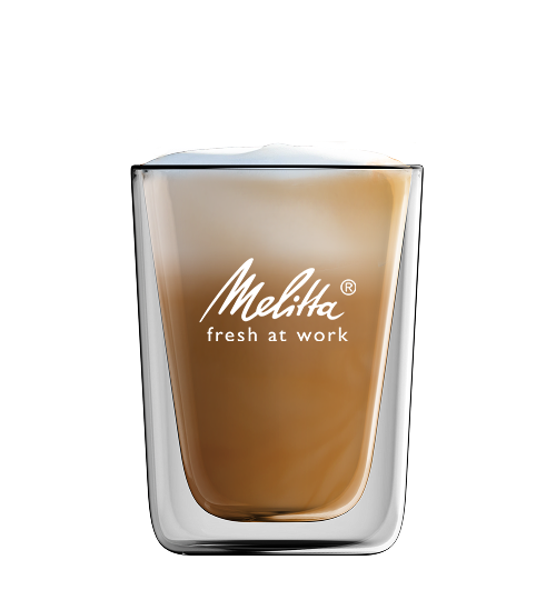 Cappuccino im Glas