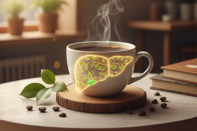 Wie Kaffee auf die Leber wirkt ✓ Schutz, Regeneration und neue Erkenntnisse aus Studien ✓ Einfach erklärt ✓Jetzt lesen und Kaffeevollautomat mieten!