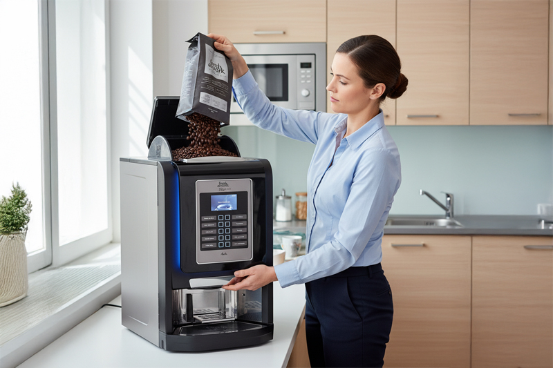 Kaffeebohnen: Ein Bohnenfach reicht | fresh at work Kaffeebohnen: Warum ein Bohnenfach im Kaffeevollautomat genügt ✓ Espresso oder Kaffee Crema – so gelingt bester Kaffee im Büro!