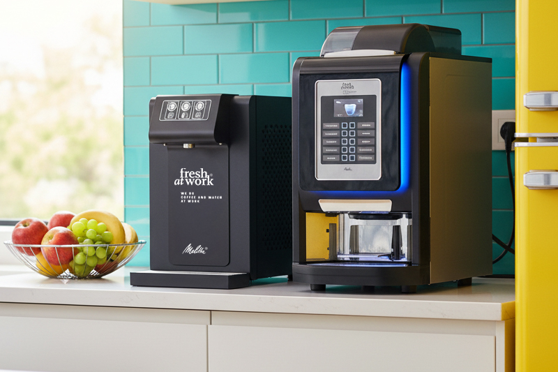 Vorteil Kaffeevollautomat & Wasserspender mieten | fresh at work Entdecken Sie die Vorteile bei Mieten von Kaffeevollautomat & Wasserspender ✓ weniger Aufwand ✓volle Kostenkontrolle ✓ Service aus einer Hand!