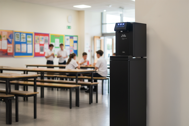 Warum leitungsgebundene Wasserspender mit die beste Lösung für Schulen und Kindergärten sind ✓ sicher, hygienisch und nachhaltig ✓ Jetzt mehr erfahren!