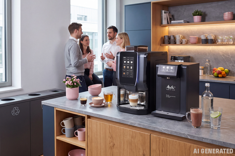 Gen Z im Büro: Was junge Talente von der Kaffee- und Wasserversorgung erwarten Was erwartet die Gen Z von Kaffee und Wasser im Büro? ✓ Qualität, Vielfalt und Nachhaltigkeit ✓ So überzeugen Unternehmen junge Talente!