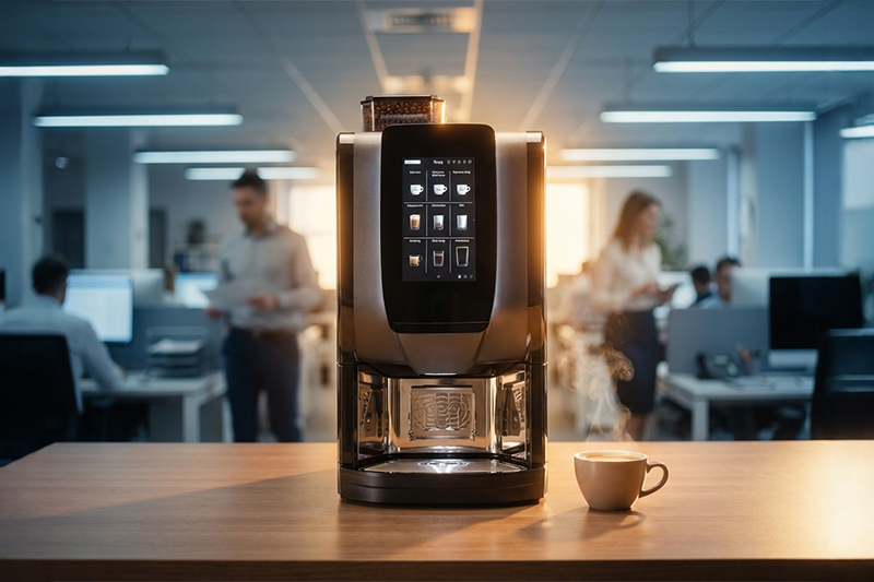 Kaffeevollautomat im Büro: Ruhe statt Stress | fresh at work Das stoische Ritual im Office ✓ Warum funktionierende Technik die soziale Kohäsion stärkt ✓ Voller Fokus dank SLA & frischem Kaffee ✓ Jetzt lesen!