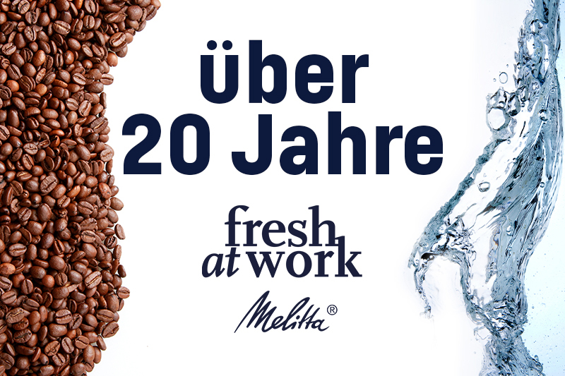 Seit über 20 Jahren bietet fresh at work topmoderne Kaffeevollautomaten und Wasserspender fürs Büro. Jetzt informieren und flexibel mieten!