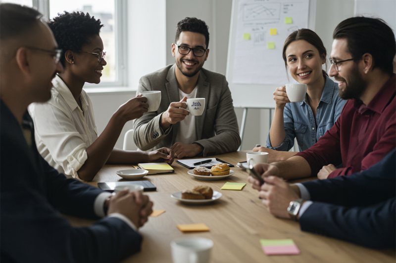 Kaffee steigert Produktivität & Teamdynamik. Erfahren Sie, wie Kaffee Meetings effizienter macht & warum ein Kaffeevollautomat im Unternehmen lohnt! 