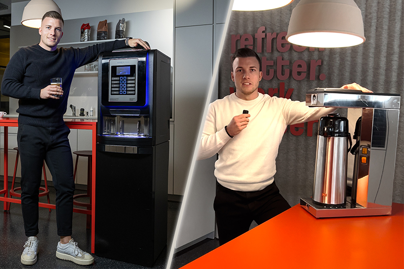 Kaffeevollautomat oder Pumpkanne? ✓ Welche Kaffeemaschine ist besser fürs Büro ✓ Kosten, Geschmack & Vorteile ✓Jetzt mehr erfahren!